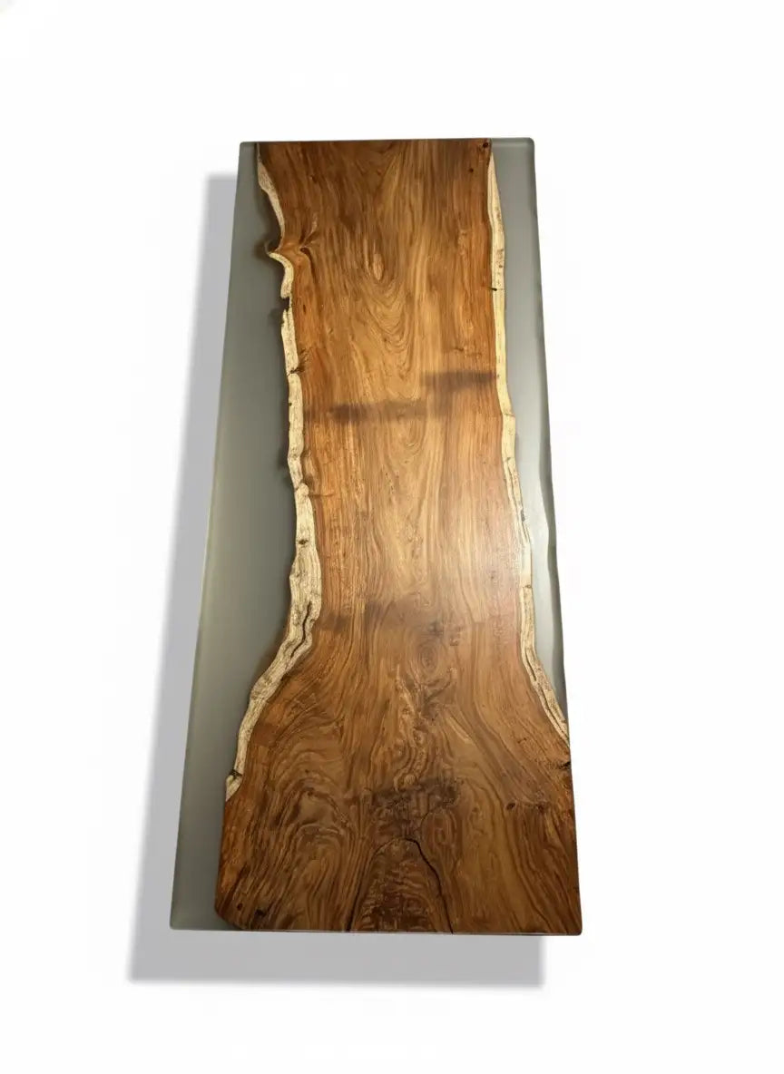 Walnora Epoxy River Dining Table – Solid Wood Masterpiece