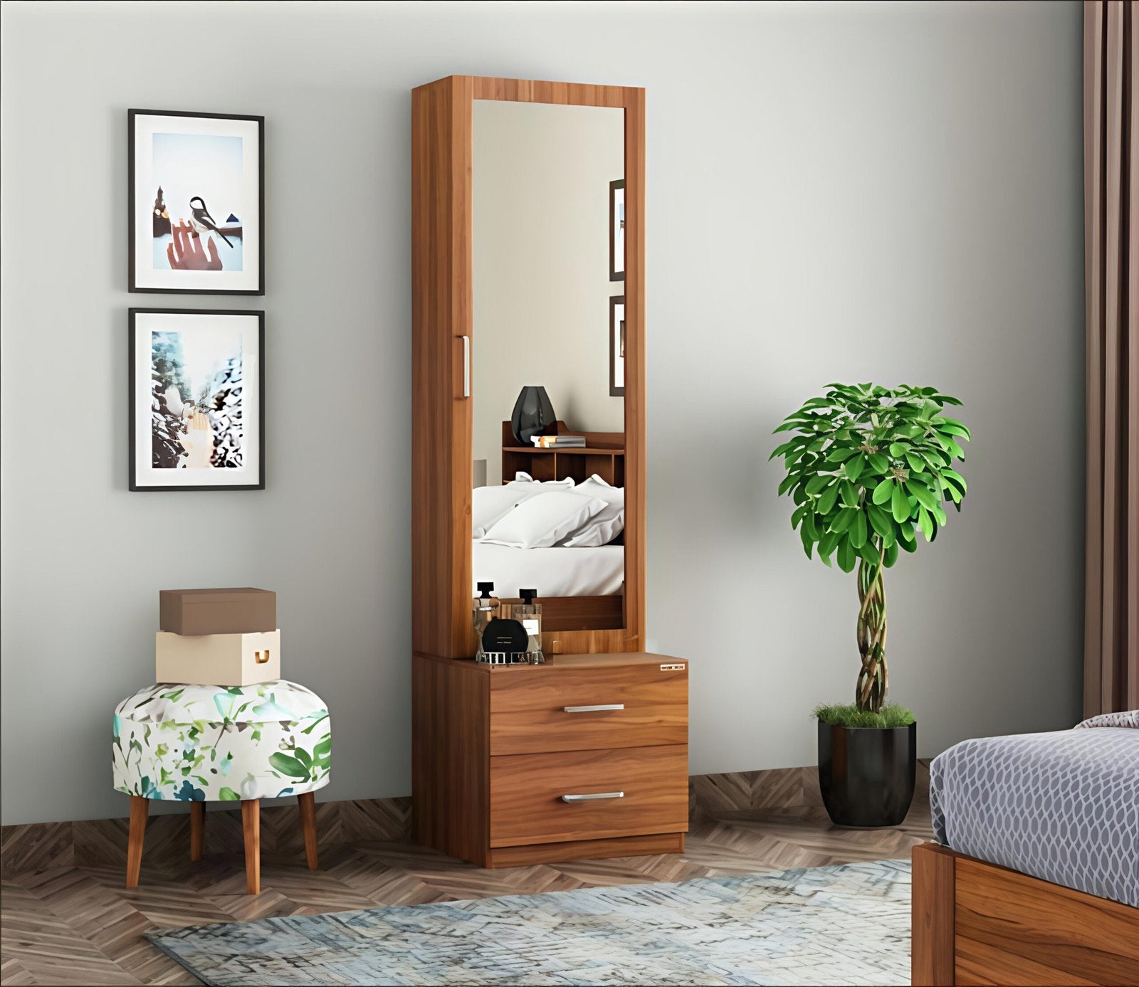 Glowyn Dressing Table With Storage