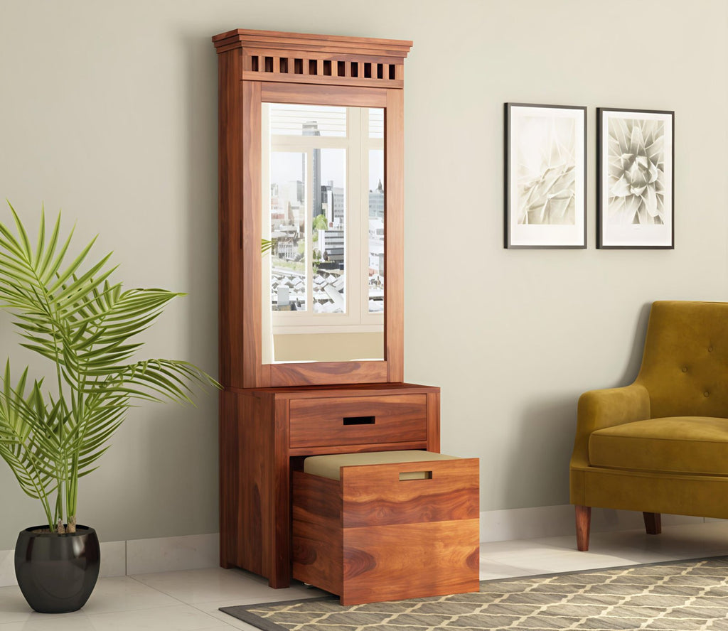 Sonavia Dressing Table With Storage Stool