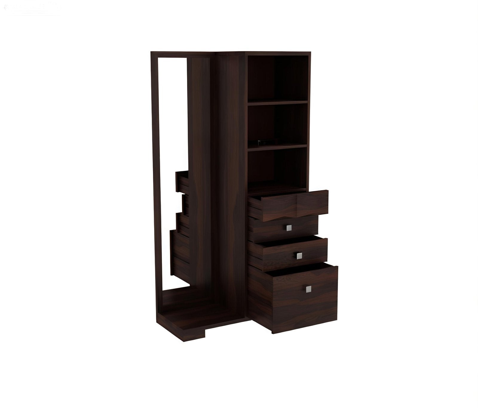 Bellavue Sheesham Wood Dressing Table with Storage