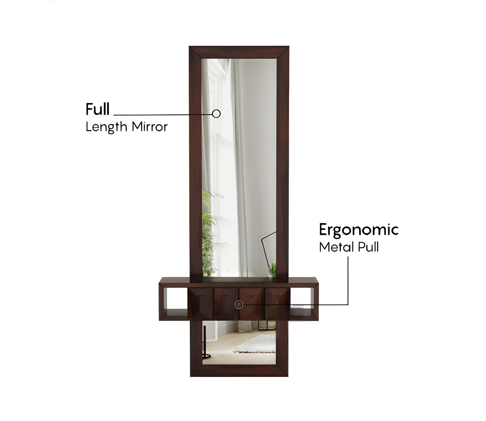 Valmore Wall Mounted Dressing Table
