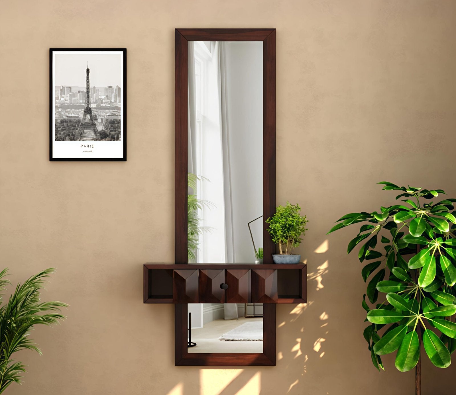 Valmore Wall Mounted Dressing Table