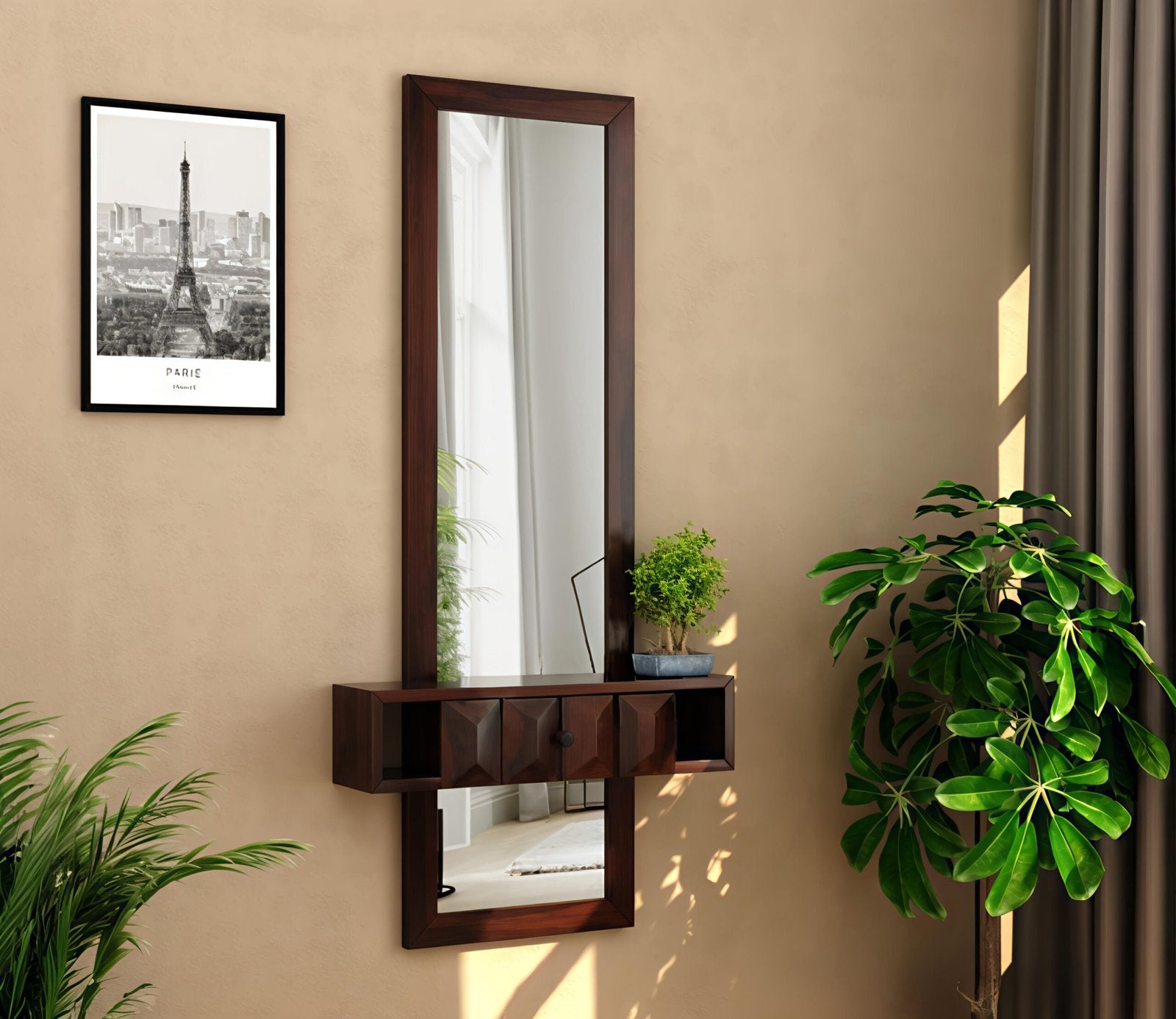 Valmore Wall Mounted Dressing Table