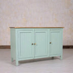 Dreamure Solid Wood Three Door Storage Tall Cabinet