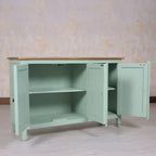 Dreamure Solid Wood Three Door Storage Tall Cabinet