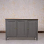 Dreamure Solid Wood Three Door Storage Tall Cabinet