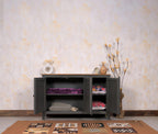 Dreamure Solid Wood Three Door Storage Tall Cabinet