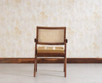 Polinest Solid Wood Rattan Cane Chair Set Of Two