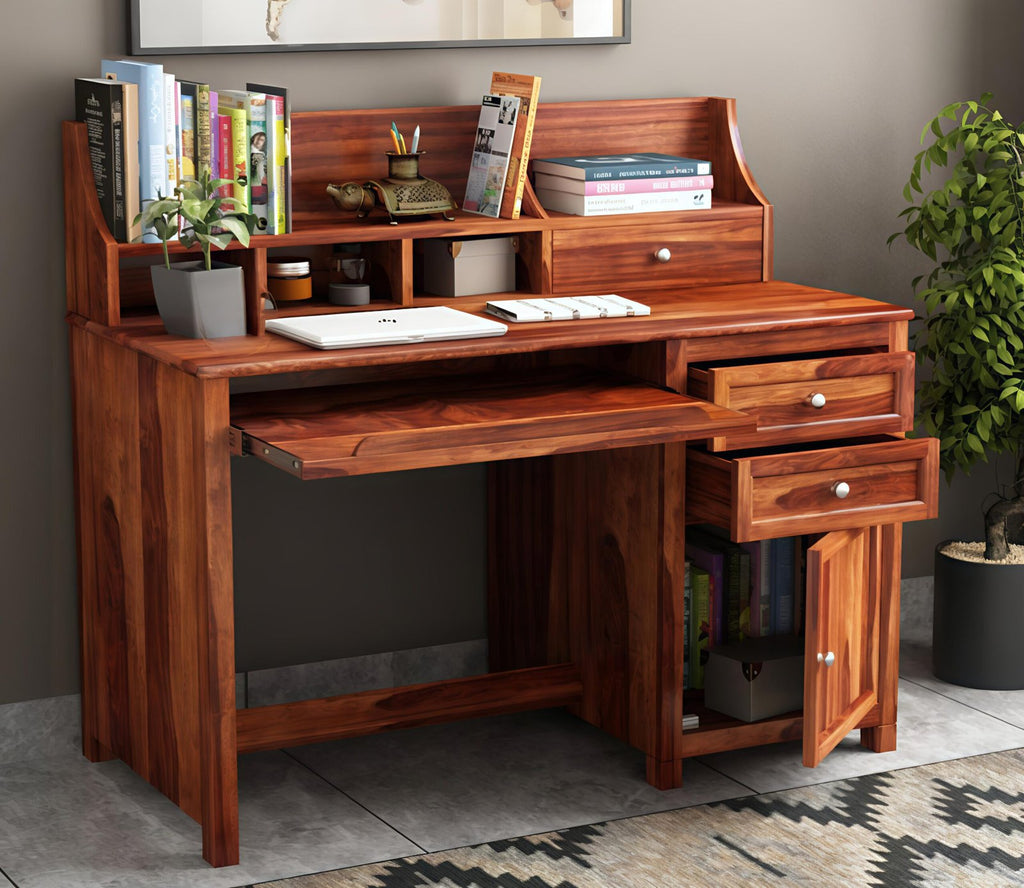 Lustrona Study Table Cum Shelf