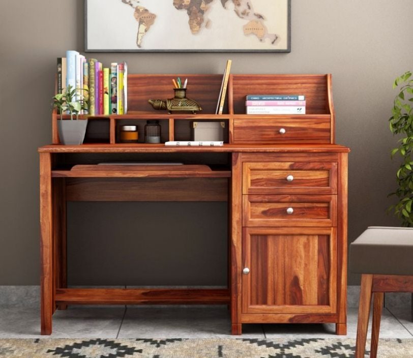 Lustrona Study Table Cum Shelf