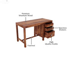 Cedarglow Study Table With Three Drawers