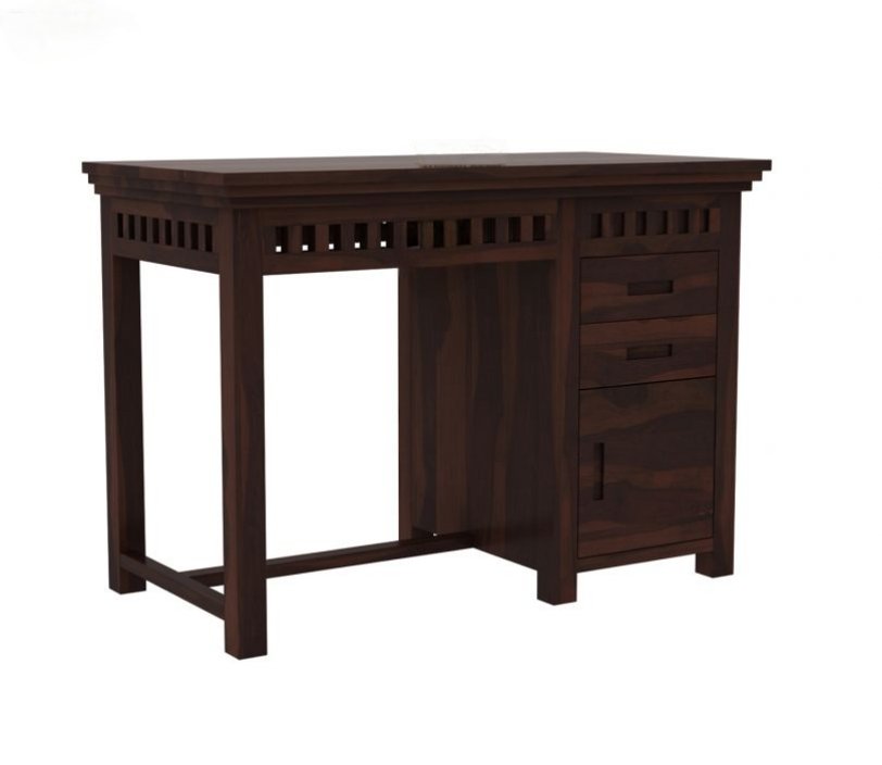 Oakshine Study Table with Pull Out Drawers and Cabinet
