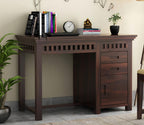 Oakshine Study Table with Pull Out Drawers and Cabinet