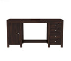 Oakshine Sheesham Wood Study Table with Four Drawers & Cabinet