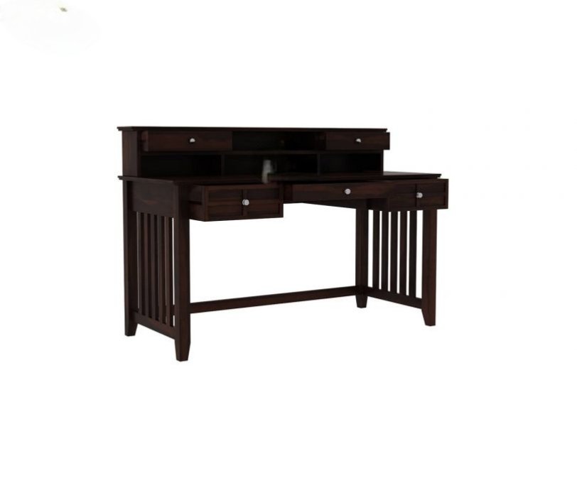 Glosswood Computer Table With Drawers