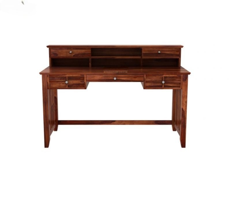 Glosswood Computer Table With Drawers