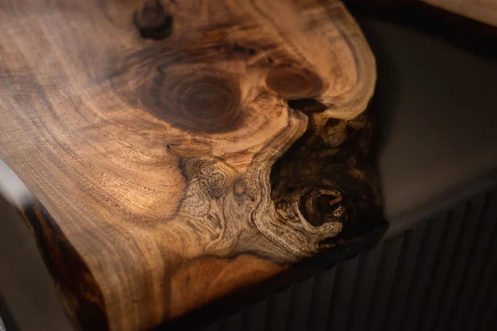 Walnora Modern Wooden Coffee Table with Storage Drawer