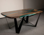 epoxy dining table