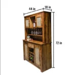 Glaspin Wood Bar Cabinet