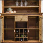 Glaspin Wood Bar Cabinet