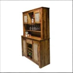 Glaspin Wood Bar Cabinet