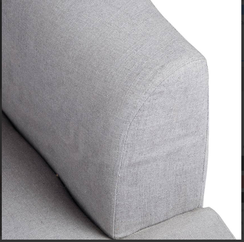 One Seater Sofa In Grey Brown