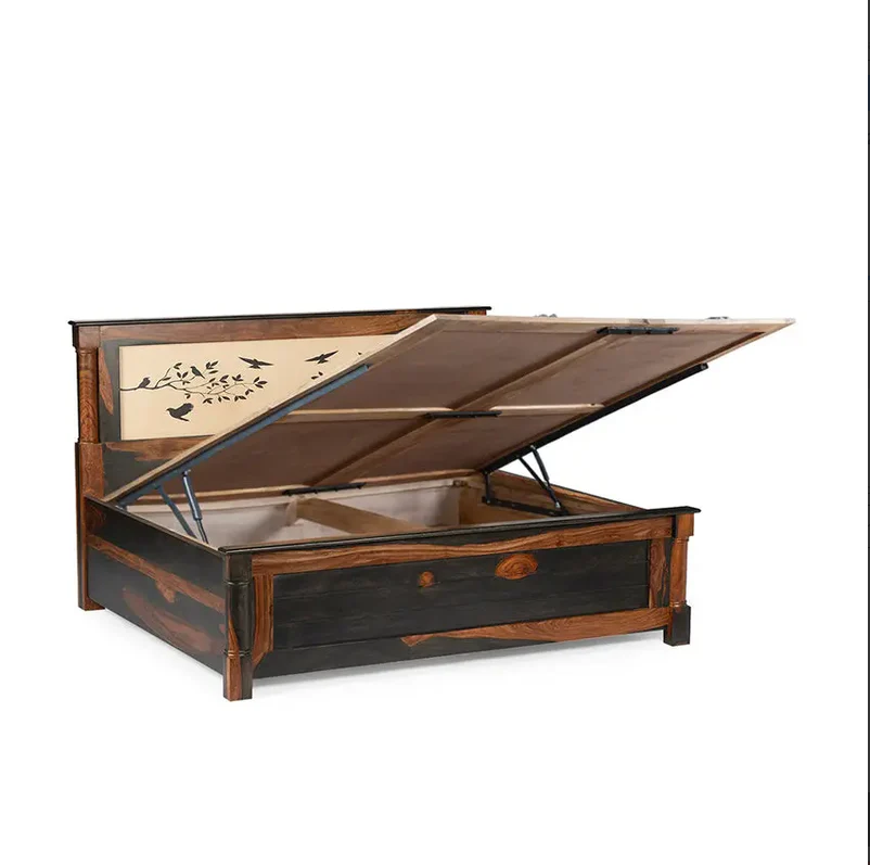 Snooza Solid Wood Hydraulic Storage Bed