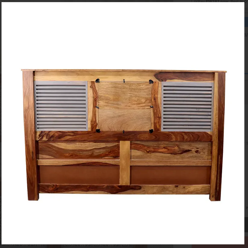 Slumbra Solid Wood Bed With Hand Painting