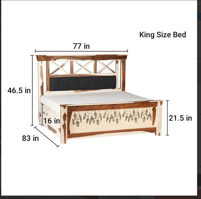 Hiberna Solid Wood Bed – Strength Meets Sophistication
