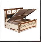 Hiberna Solid Wood Bed – Strength Meets Sophistication