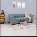 Bellasso 3 Seater Sofa In Premium Lethrite Babric