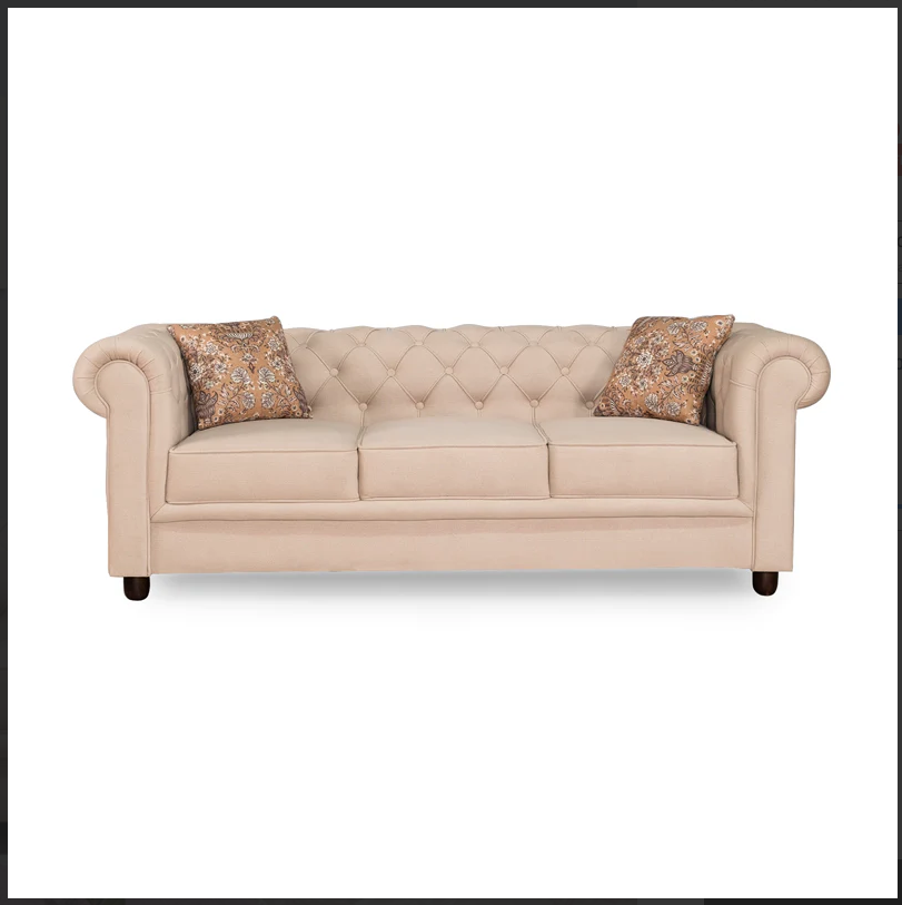 Bellasso 3 Seater Sofa In Premium Lethrite Babric