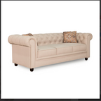 Bellasso 3 Seater Sofa In Premium Lethrite Babric