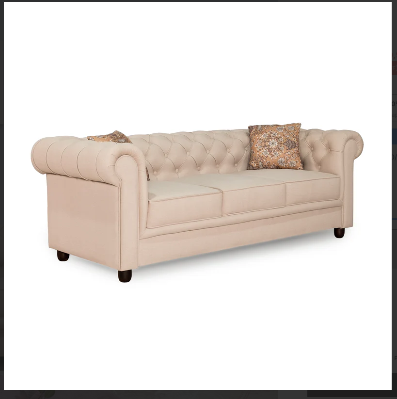 Bellasso 3 Seater Sofa In Premium Lethrite Babric