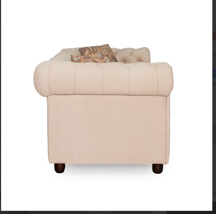 Bellasso 3 Seater Sofa In Premium Lethrite Babric