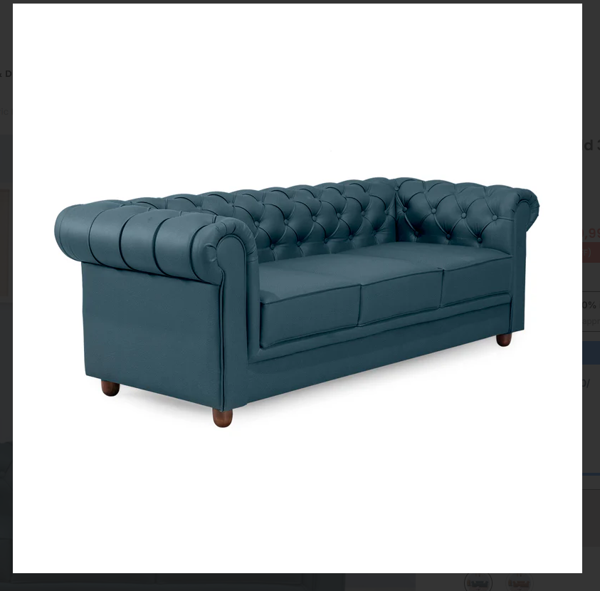 Bellasso 3 Seater Sofa In Premium Lethrite Babric
