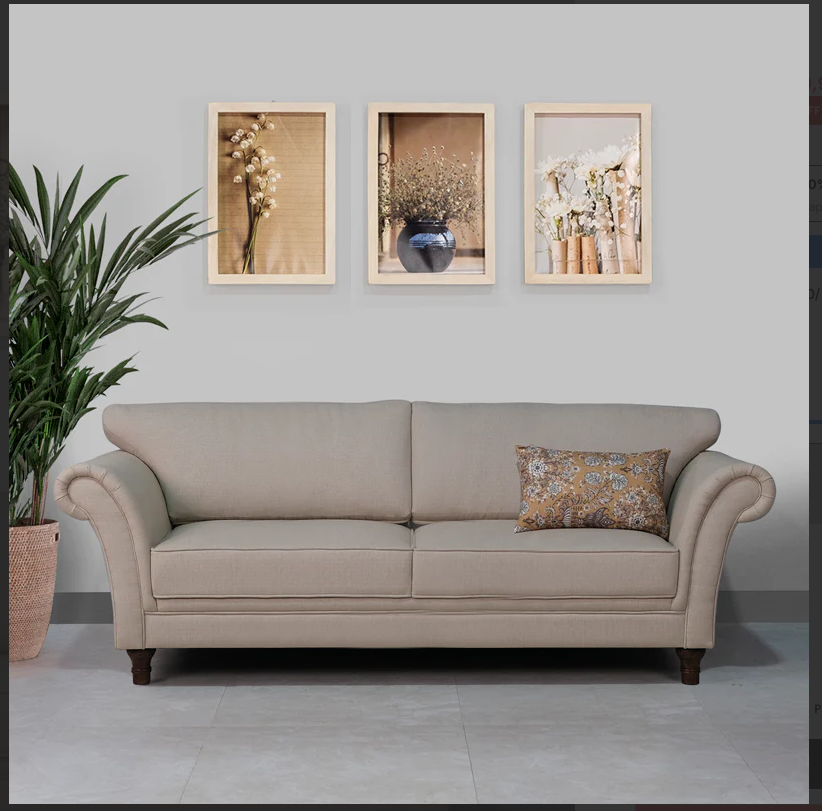 Styrelle 2 Seater Premium Fabric Sofa