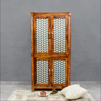 Montrea Majestic Hand-Painted Wooden Wardrobe – 2 Door Design
