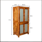 Montrea Majestic Hand-Painted Wooden Wardrobe – 2 Door Design