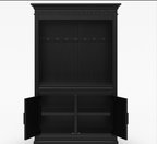 Wuppertal Solid Wood Traditional Kitchen Coffee Bar Hutch