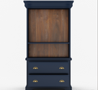 Stanton Rustic Solid Wood Home Coffee Bar Station