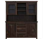 El Paso Solid Wood Dining Room Hutch with Glass Door