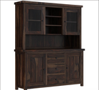 El Paso Solid Wood Dining Room Hutch with Glass Door