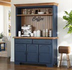 SpaceCove Solid Wood Home Coffee Bar Station