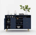 Mareeba Solid Wood 3 Drawer Long Bar Buffet Cabinet