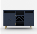 Mareeba Solid Wood 3 Drawer Long Bar Buffet Cabinet