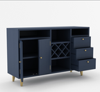 Mareeba Solid Wood 3 Drawer Long Bar Buffet Cabinet