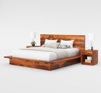 Delaware Solid Wood Platform  Alaskan King Bed