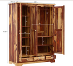 Crossett Large Solid Wood Armoire with Hanging Rod