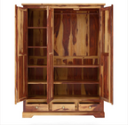 Crossett Large Solid Wood Armoire with Hanging Rod